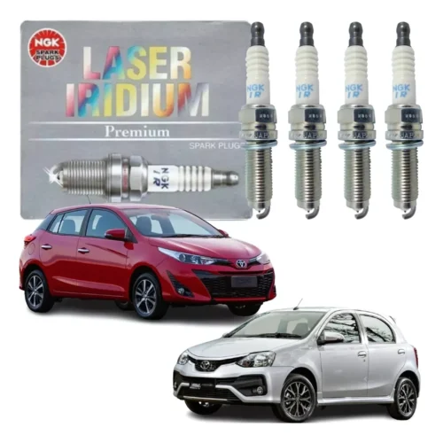 Jogo 4 Velas Iridium Ngk Toyota Etios 1.3/1.5 Abril 2016… DILKAR7Q8D