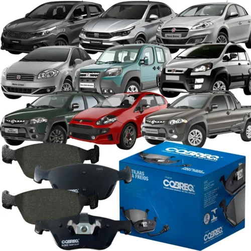 PASTILHA FREIO DIANTEIRO ARGO/CRONOS 1.8 DOBLO/IDEA ADVENTURE/LINEA/PUNTO T-JET/PALIO LOCKER/STRADA LOCKER COBREQ N-543