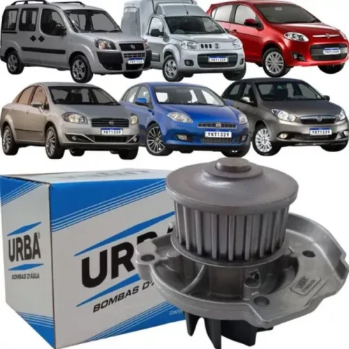 Bomba D’agua Urba Novo Uno PUNTO DOBLO PALIO LINEA GRANDSIENA MOBI 1.4 8v 2011 Até 2017 Ub0773