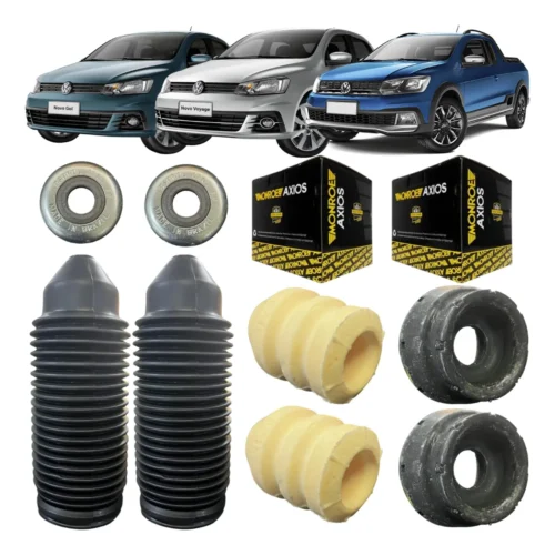 PAR Kit Coxim Batente Dianteiro Axios Gol Voyag Saveiro G5 G6 G7 1487 AXIOS