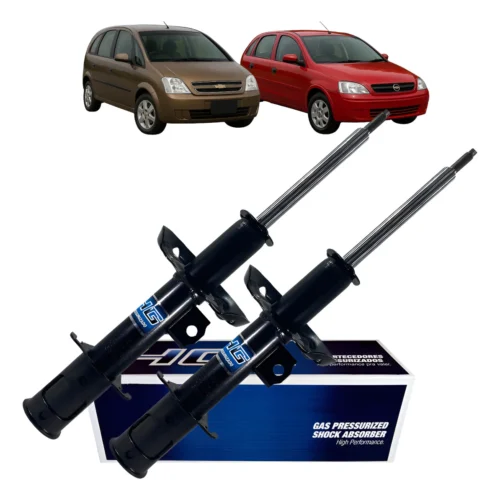 Par 02 Amortecedor Dianteira Nakata Gm Corsa Montana Meriva HG31104 HG31105