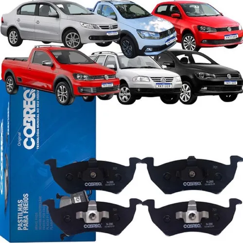PASTILHA FREIO DIANTEIRO GOL G5/PARATI/SAVEIRO/VOYAGE N-286 COBREQ
