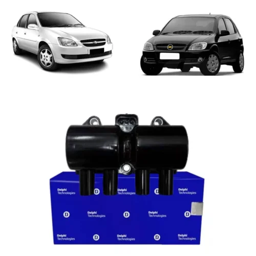 Bobina De Ignição Delphi CE10001 Classic Vhc 2003 A 2015 1.0 8v MERIVA1.4 MONTANA 1.4Flex  PRIMAS 1.4