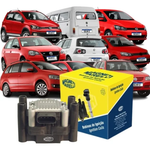 BOBINA IGNIÇÃO MAGNETI MARELLI  VOYAGE FOX/GOLG3 G4 G5 G6KOMI VOYAGE SPACEFOX/POLO BI0017MM