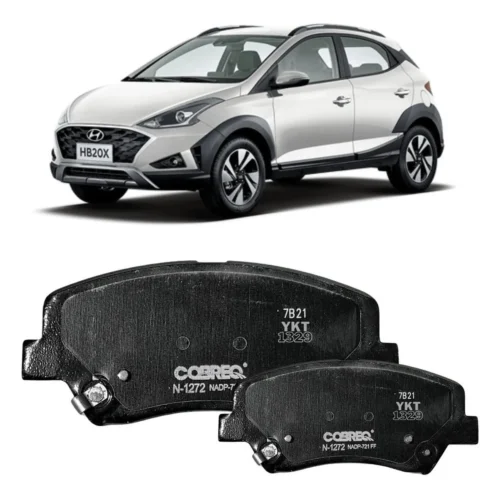 Jogo Pastilha de Freio Dianteira  HB20 1.6 VELOSTER 1.6 CERATO- COBREQ N1272