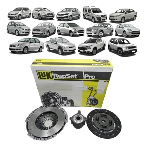 KIT EMBREAGEM COM ATUADOR LUK ARGO/CRONOS 1.8 16V RENEGADE/PUNTO/IDEA MOTORES E-TORQ 622325233