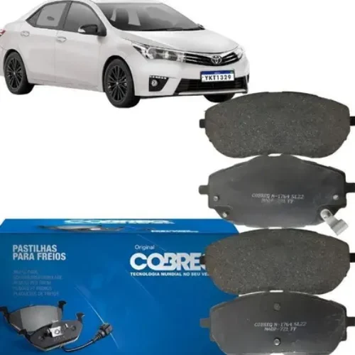 Jogo Pastilha de Freio Dianteira TOYOTA COROLLA – COBREQ N1764