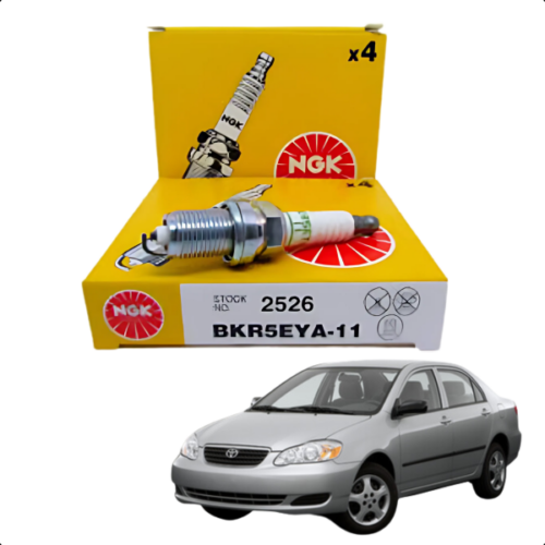 VELA IG NGK COROLLA FILDER 1.8 16V 1.6 16V GASOLINA BKR5EYA11 NGK