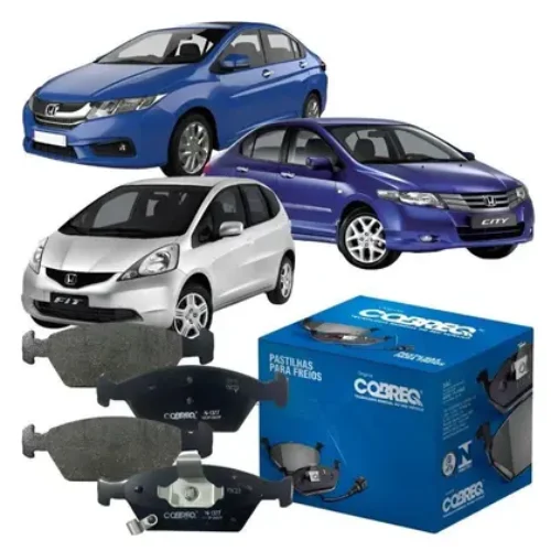 PASTILHA FREIO DIANTEIRO FIT 1.4 1.5/ NEW CITY COBREQ N-1344