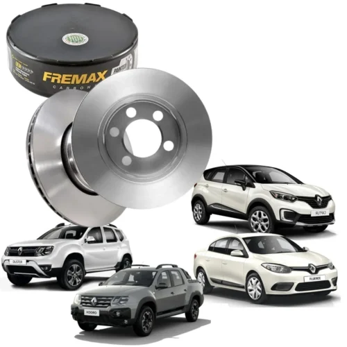 Par Disco Freio Dianteiro FREMAX Renault Captur Duster Fluence BD4022