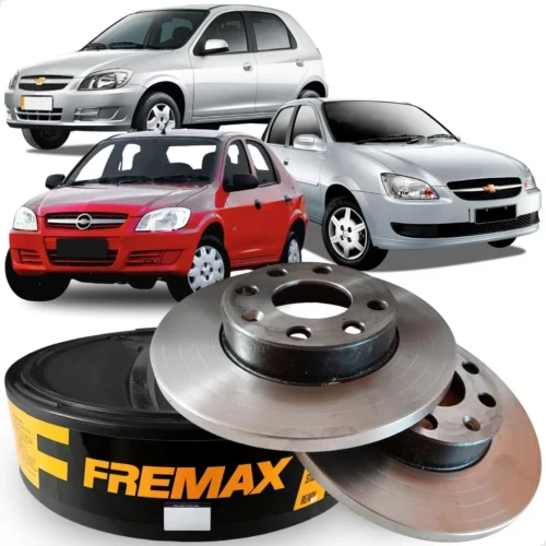 Par Disco Freio FREMAX Dianteiro Sólido Celta Corsa Classic Prisma BD1240
