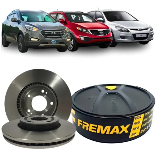 Discos Freio Dianteiros FREMAX I30 I35 Soul Tucson Sportage Sonata BD5171
