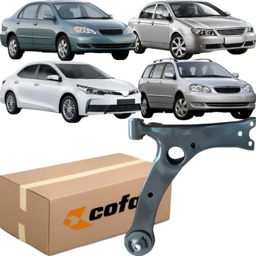 BANDEJA DIREITA S/PIVO COROLLA 2002/2019 COROLLA FIELDER 2005/2008 LIFAN 620 1.6 16V 2010/2012 COFAP BJC22008M